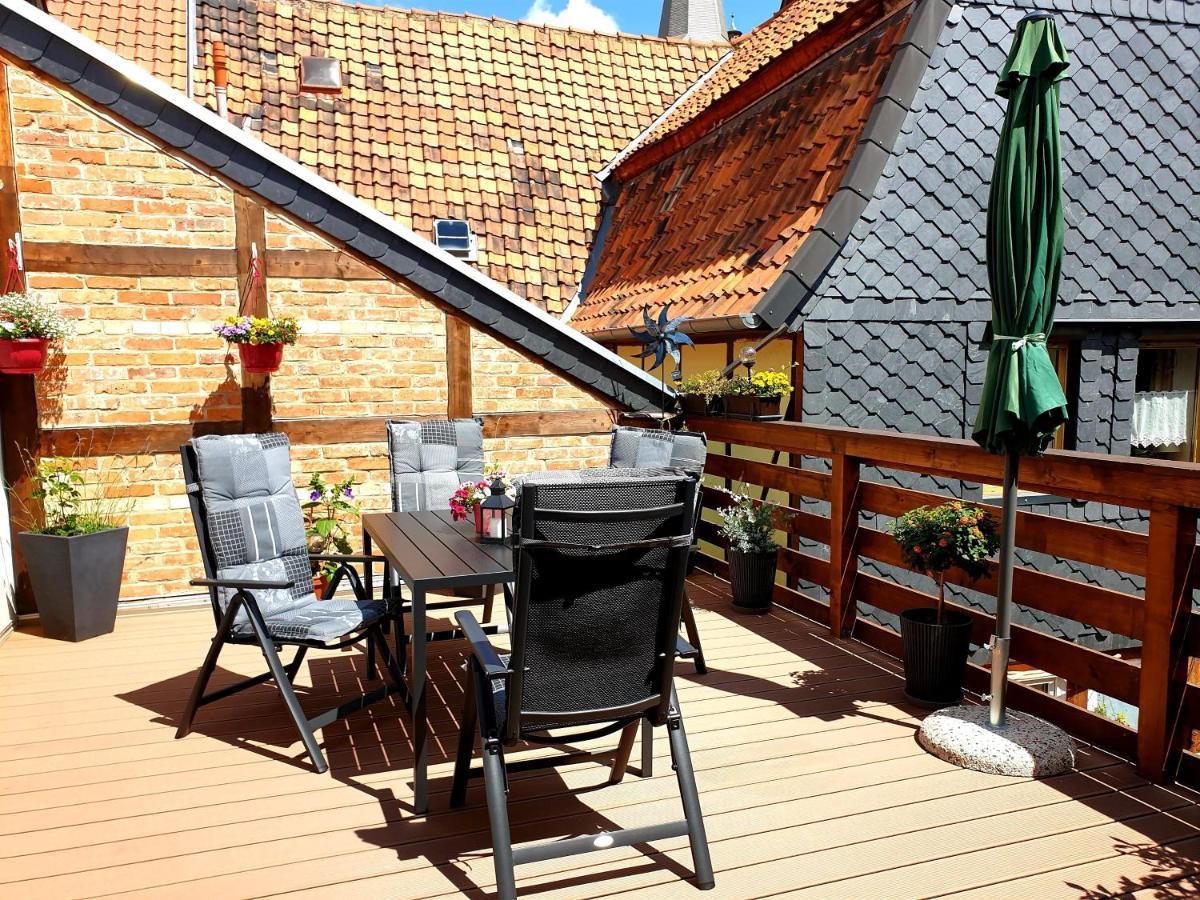 Ferienwohnung Goldstr.7 Quedlinburg Buitenkant foto