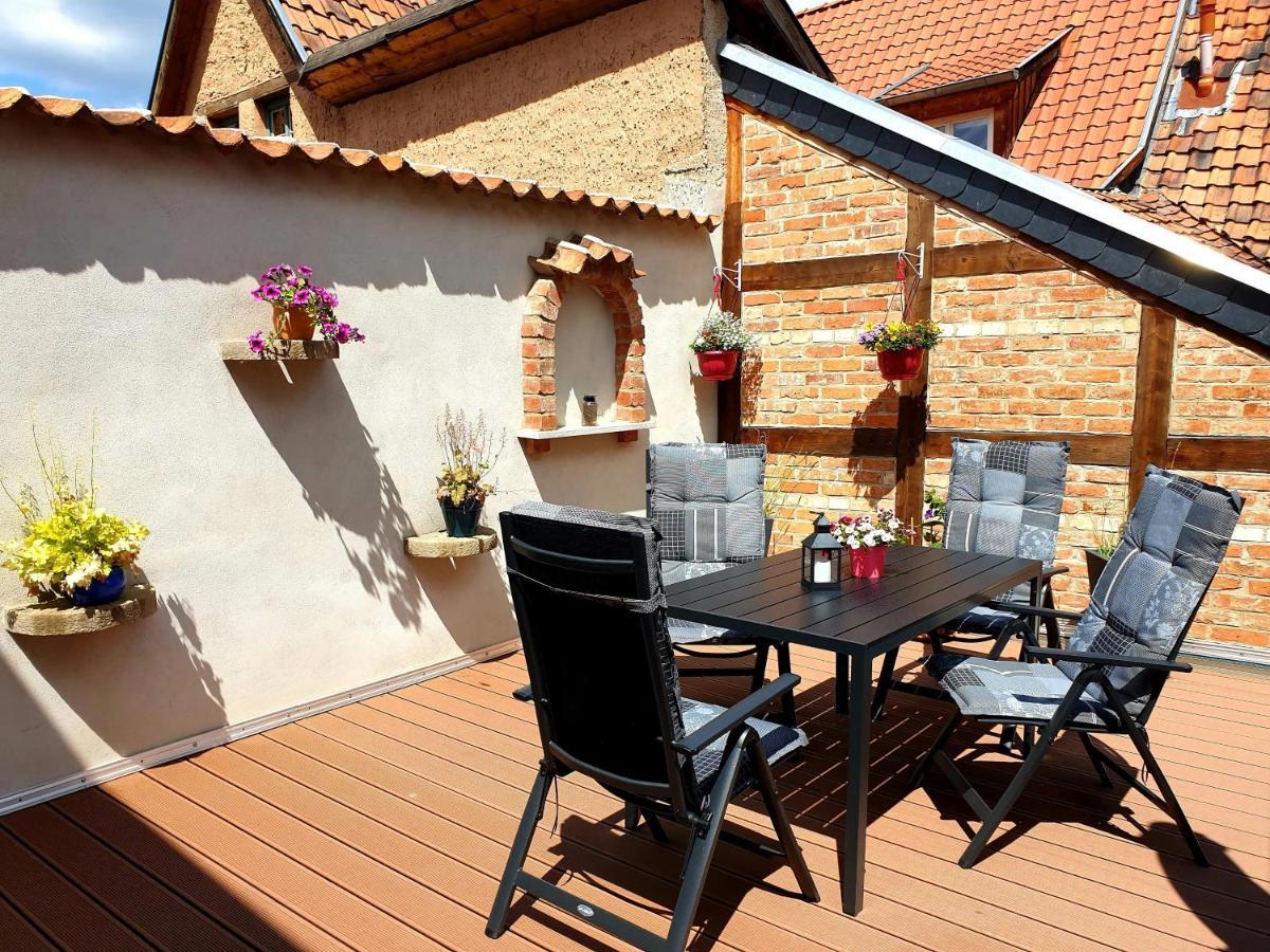 Ferienwohnung Goldstr.7 Quedlinburg Buitenkant foto