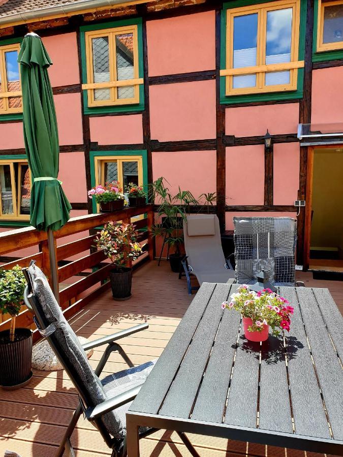 Ferienwohnung Goldstr.7 Quedlinburg Buitenkant foto