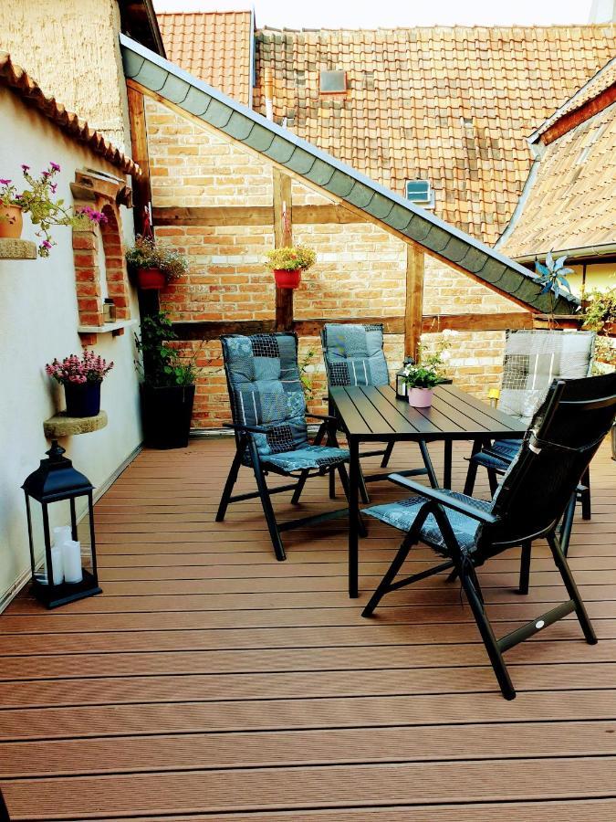 Ferienwohnung Goldstr.7 Quedlinburg Buitenkant foto